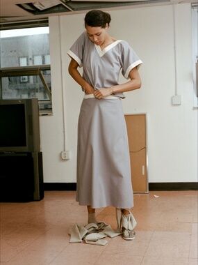 Baserange Haf Skirt North Purple Small